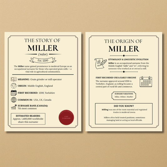 Surname History Pack