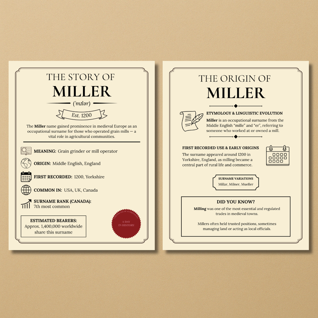 Surname History Pack